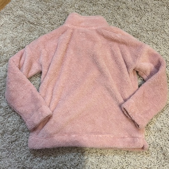 Jane and Bleecker Pink Fuzzy Pullover Pj Top - Picture 2 of 5